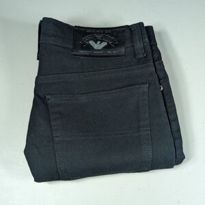 Emporio Armani Jeans Mens Size 28x32 Black Straight Leg Skinny Jeans